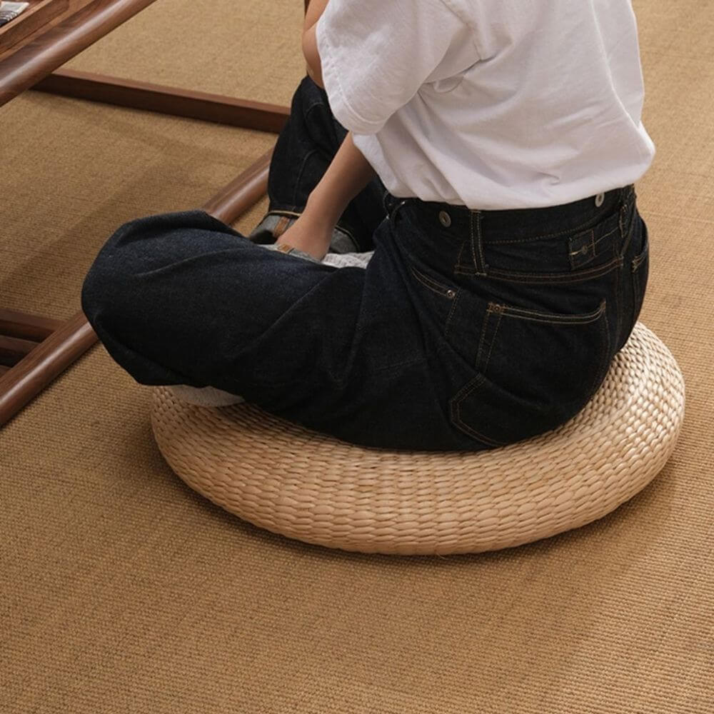 Zen Vibe Cross-legged Sit Meditation Cushion - Image 2
