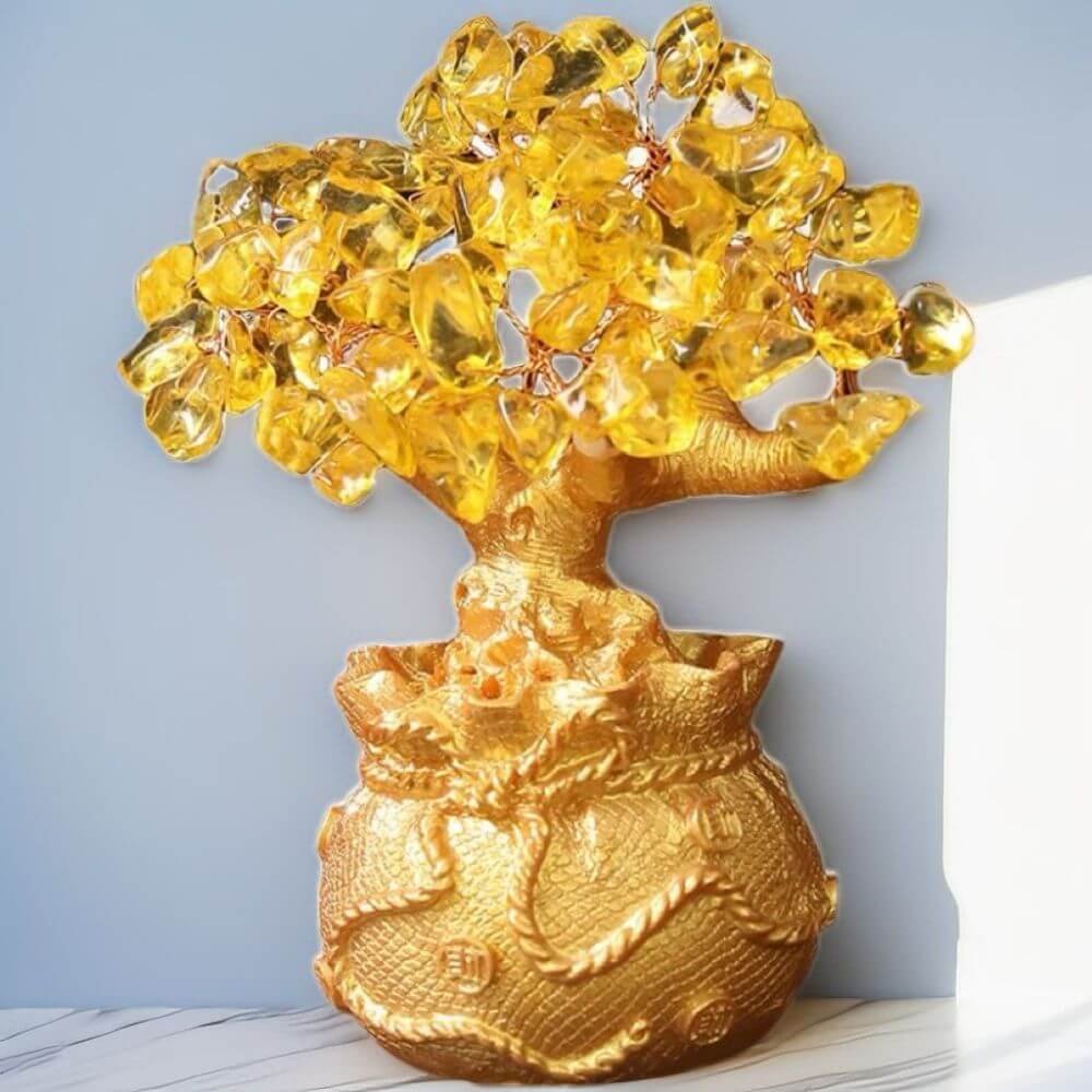 Money Tree Resin Ornament For Recruting Fortune At Home or In the Office - Image 4