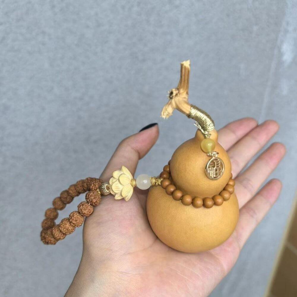 Shaolin Chinese "Fortune" Decorative Gourd Pendant For Car or Keys